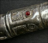 Bracelet en argent doré (extrémité). (Saint-Brice, t 10). Début VIe siècle Musée d‘Archéologie, Tournai